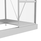 Outsunny 6' x 4' Polycarbonate Greenhouse- Sliding door allows easy access to your plants and makes maintenance hassle-free
 