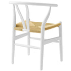 Modway Amish 29" Wood Dining Chair - White-Arrives Fully Assembled