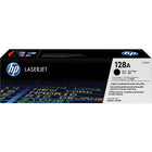 HP 128A (CE320A) Black Original LaserJet Toner Cartridge-Standard toner cartridge yields up to 2000 pages