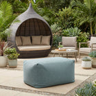 Zuo Aroz Ottoman - Green-Furniture Colour: Green