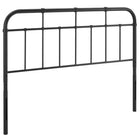 Modway Alessia Metal Full Headboard - Black-Metal Full Headboard
