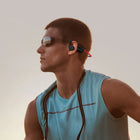 OPN Sound Dashlyte+ Open Ear Headphones with LED Safety Light Strip - Black-Open-ear design keeps you comfortable and aware of your surroundings