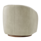 Modway Holland Swivel Vegan Leather Armchair - Mineral-Arrives Fully Assembled
