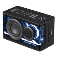 Edifier QD25 BT Hi-Res Audio Dynamic Sound 25W RMS Portable Speaker with Splendid Light and TWS Pairing - Black-Hi-res audio certified: With support for high-resolution audio up to 24-bit/96kHz, the QD25 ensures precise reproduction of every musical detail, streamed effortlessly through its USB-C port