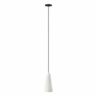 Modway Beacon 1-Light Pendant Light - Opal Black-Modern 1-Light Pendant