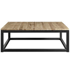 Modway Attune Large Coffee Table - Brown-Powder Coated Iron Frame