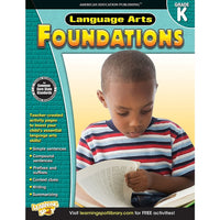 eBook: American Education Publishing 704271-EB Language Arts Foundations - Grade Kindergarten-You will receive two emails: one confirming your entire order, and one with a "Download Software" buttonYou can download immediately or return to your email to download later