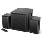 Edifier M601DB Bluetooth Multimedia Speaker with Wireless Subwoofer - Black-Satellite: 6" L x 5" W x 8.9" H / Subwoofer: 13.2" L x 10.9" W x 11.8" H