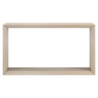 Hudson&Canal Osmond 55"W Console Table - Alder White-Table is made of high-quality and durable MDF materials