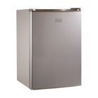 BLACK+DECKER 2.5 cu. ft. Freestanding Mini Fridge with Freezer - Stainless Steel-Convenient Features: Reversible door and adjustable leveling legs ensure flexible placement that is perfect as a bedroom fridge, small fridge for office, dorm refrigerator, or a compact mini fridge