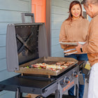 Blackstone 28" Iron Forged Original Griddle With Hood-Built-in tool hooks