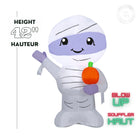 GEMMY Airblown Inflatable Halloween Cute Mummy - 42"-For indoor and outdoor use