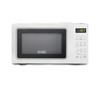 Commercial Chef 0.7 cu. ft. 700W Countertop Microwave - White-Digital Controls: Heat up food from 99 seconds to 99 minutes with an easy-to-operate digital display with led lighting. This countertop microwave includes an accurate timer signal when complete.