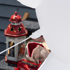 Outsunny 8' Inflatable Snowman Christmas Yard Decoration-Ratted IP44 polyester cloth makes it suitable for indoor and outdoor use 