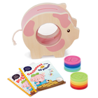 Battat Education Save & Count Piggy Bank-Piggy Bank: Have a ton of educational fun with this piggy bank and play coin set