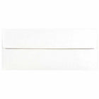 JAM Paper 3.78" x 8.18" Foil Lined Invitation Envelopes - White with Silver Foil - 50 Pack-Size: 3.875 x 8.125 inches, Great way to make your occasions even more special