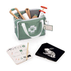 Janod Vet Suitcase Toy 15-Piece Set-Comes with fun extras like a bandage, collar, and x-rays.