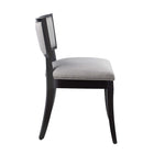 Modway Pristine Upholstered Fabric Dining Chairs - Light Grey - 2 Pack-Assembly Required