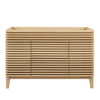 Modway Render 48" Single Sink Compatible Bathroom Vanity Cabinet - Oak-Mid-Century Modern Vanity