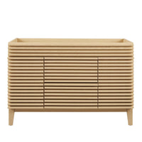 Modway Render 48" Single Sink Compatible Bathroom Vanity Cabinet - Oak-Mid-Century Modern Vanity