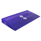 JAM Paper #10 Plastic Envelopes with Button and String Tie Closure, 5.25 x 10, Purple Poly, 24 Pack (921B1pug)-4