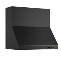 KUCHT KRHG360-GL-C 36" 900 CFM Wall Mounted Range Hood with Digital Controls - Gemstone/Gold-New digital controls allow you to choose the right speed and light