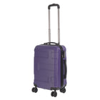 Nicci Deco  20" Hardside Carry-on Luggage - Purple-100% polyester lining