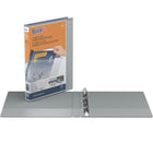 Davis Group QuickFit View Binder - 5/8" - 3-Ring - D-Ring - Letter Size - Black-11.5"H x 10.25"W (For Letter Size)