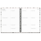 Orange Circle Studio 2026 Extra-Large Spiral Planner - 8.5" x 11" - Smoky Sprigs - Bilingual-Includes goal, budget, and hydration trackers