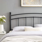 Modway Abigail Metal King Headboard - Black-Modern Farmhouse Style