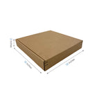 Reliabag Self Seal Corrugated Literature Mailer Boxes - 12" L x 12" W x 2" H - Kraft - 40 Pack-40pcs ships flat, save storage space