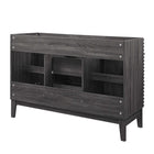 Modway Render 48" Double Sink Compatible Bathroom Vanity Cabinet - Charcoal-Sink Basin and Fixtures Not Included