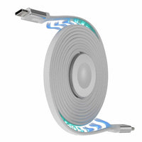 Statik MagStack Duo Apple Watch Charger and Charge/Sync Cable USB-C - 5 ft - White-Tangle-Free Magnetic Organization: The cable is fully magnetic throughout, staying neatly organized and wrapped around the Apple Watch charger at all times