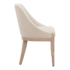 Zuo Calmo Dining Chair - Beige-Dimensions: 22.2" L x 20.9" W x 33.1" H