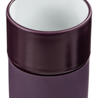 Gry Mattr Ceramic Silicone Sleeve Travel Cup - 360 ml - Violet-Leak-proof lid provides no-stress movement