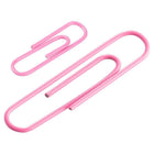 JAM Paper Combo Pack Colourful Paper Clips - Standard & Jumbo - Pink - 100 Pack & 75 Pack -Quantity: 100 Standard Clips & 75 Jumbo Clips (175 in Total)