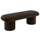 Modway Orla Performance Velvet Bench - Chocolate Brown-8