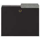 Alfred Sung File Folder - Letter Size - Black-File folder to store letter-size documents