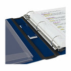 Staples Better Binder - 1-1/2" - Blue-Easy-insert spine label, insertable from the inside