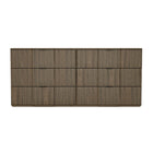 Manhattan Comfort Clive 72" Mid-Century Modern 6-Drawer Double Dresser - Walnut Brown-Clean-lined 6-drawer dresser crafted from manufactured wood for a refined, modern bedroom look