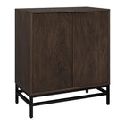 Hudson&Canal Montello 28"W Accent Cabinet - Alder Brown-Modern contemporary design for your home office, bedroom, or living spaces