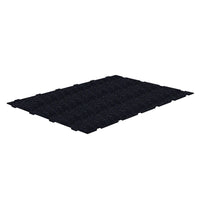 Edgewood Voyager Residential Home Fitness Impact And Sound Absorbing Interlocking Tile - 24" W x 24" L x 1/4" D - Blue Sky-Fitness Floor Tile