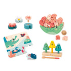 Janod Toy Box 4-Piece Set for 24 Months-Developed in collaboration with a child development expert.