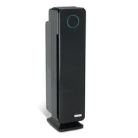 GermGuardian AC5350BCA True HEPA Elite Tower Air Purifier - Black-True HEPA 3-Layer Protection: HEPA filter captures 99.97% of smoke, dust, pollen, and pet dander as small as 0.1 microns, helping reduce allergy and asthma triggers for cleaner, fresher air