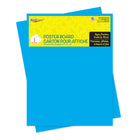 Royal Brites Heavyweight Poster Board - 22" x 28" - Bright Blue-Smooth surface works well with paints, markers and adhesives so you can customize your display easily