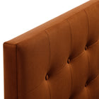 Modway Emily Stain-Resistant Performance Velvet Twin Size Headboard - Rust-7