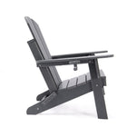 Lake Country HDPE Folding Adirondack Chair - Grey-Back Support