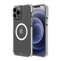 AXS PROShield Drop-tested MagSafe Compatible Clear Case for for Apple iPhone 13 Pro - Frosted/Clear-Reinforced Corners maximize shock absorption