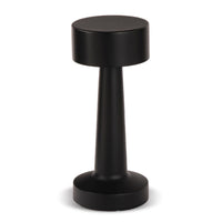 Bell and Howell The Chelsea 8.4" Modern Cordless Rechargeable Led Table Lamp - Black-100 lumens