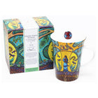 Oscardo Strong Earth Woman by Leah Dorion Porcelain Mug - 295ml-Slender Shape Porcelain Mug - Holds 295ml / 10 oz, ideal for coffee, tea, and hot beverages